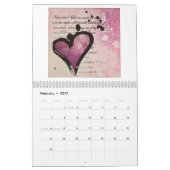 芸術及び自然恋人のためのファインアートのカレンダー! カレンダー (2月 2027)