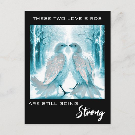 *~*芸術周年愛の鳥AP54冬 ポストカード (正面)