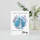 *~*芸術周年愛鳥冬AP54 ポストカード (スタンド正面)