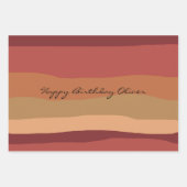 芸術品を気取ったモダン地音砂漠 ラッピングペーパーシート (正面2)