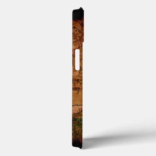 芸術品を気取ったヴィンテージ旧世界ヨーロッパの地図1740 Case-Mate iPhoneケース (裏面 / 右)