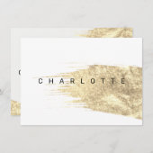 芸術品を気取った|出カラフル生のお知らせ 案内状 (正面/裏面)