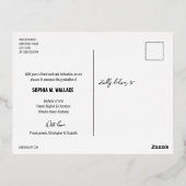 芸術大学大学院写真 箔シーズンポストカード (裏面)