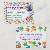 芸術家およびペインターのPlaydateカード コーリングカード (正面/裏面)