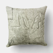 芸術家が刻むローマ市の地図1 クッション (裏面)