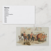 芸術家が刻む宝くじ車輪1805年(a 名刺 (正面/裏面)