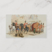 芸術家が刻む宝くじ車輪1805年(a 名刺 (裏面)