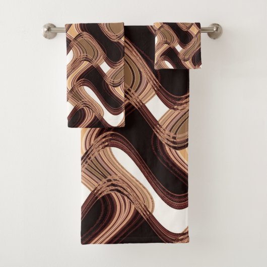 芸術家がC.L.ブラウン置くタフィー及びカラメルタオル バスタオルセット (インサイチュ)