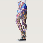 芸術家がC.L.ブラウン設計している謝肉祭のレギンス レギンス (左)