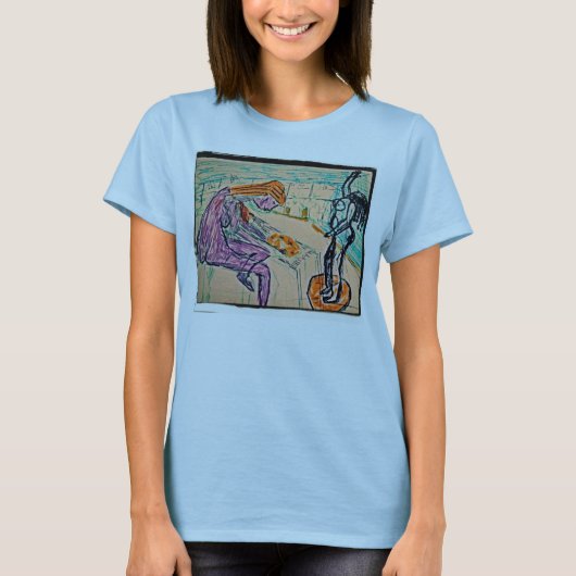 芸術家とモデル Tシャツ (正面)