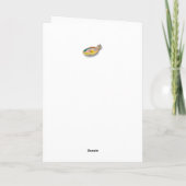 芸術家になる空白の方法 サンキューカード (裏面)