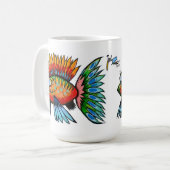 芸術家によるジョンDonato魚のマグI コーヒーマグカップ (正面左)