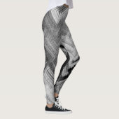 芸術家によるC.L.ブラウンブラシをかけられた鋼鉄レギンス レギンス (右)