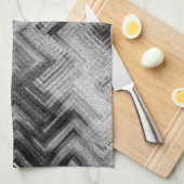 芸術家によるC.L.ブラウンブラシをかけられた鋼鉄台所タオル キッチンタオル (四つ折り)