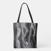 芸術家によるC.L.ブラウン黒い石のトートバック トートバッグ (裏面)