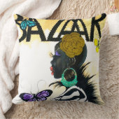 芸術家によるYvette Crocker装飾的な芸術の枕 クッション (ブランケット)