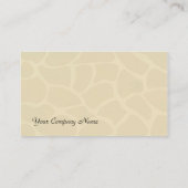 芸術家のための名刺 名刺 (裏面)