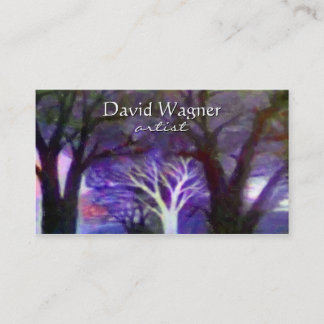 芸術家のカスタムな名刺のテンプレート 名刺