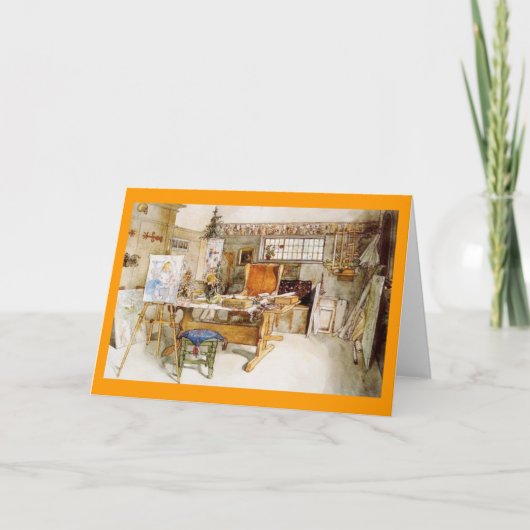 芸術家のスタジオ カード (正面)