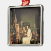 芸術家のスタジオ メタルオーナメント (左)