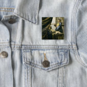 芸術家のスタジオ、c.1665-6 缶バッジ (インサイチュ)