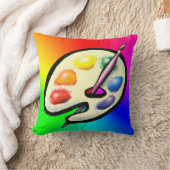 芸術家のパレット クッション (ブランケット)