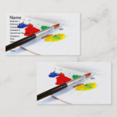 芸術家のパレット 名刺 (正面/裏面)