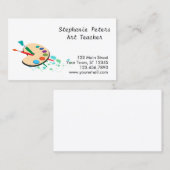 芸術家のパレット 名刺 (正面/裏面)