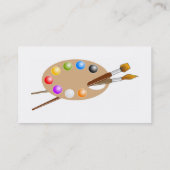 芸術家のパレット 名刺 (裏面)