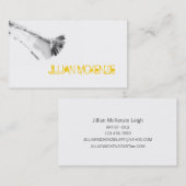 芸術家のブラシ 名刺 (正面/裏面)