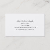 芸術家のブラシ 名刺 (裏面)