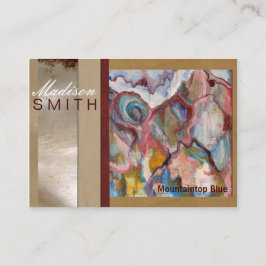 芸術家のプロフェッショナル 名刺