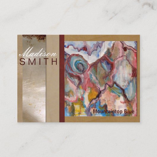 芸術家のプロフェッショナル 名刺 (正面)