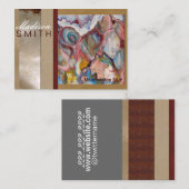 芸術家のプロフェッショナル 名刺 (正面/裏面)