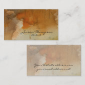 芸術家のペンキおよび質 名刺 (正面/裏面)