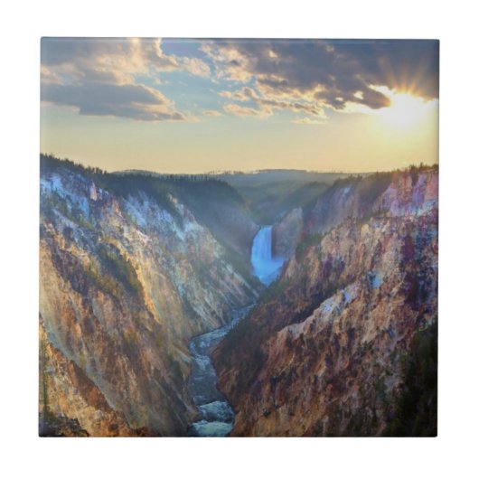 芸術家のポイントからの滝を下げて下さい タイル (正面)