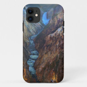 芸術家のポイントからの滝を下げて下さい iPhone 11 ケース