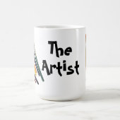 芸術家のマグ コーヒーマグカップ (中央)