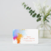 芸術家の名刺の丸かど 名刺 (スタンド正面)