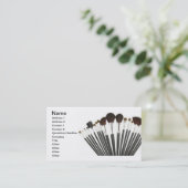 芸術家の名刺を構成して下さい 名刺 (スタンド正面)