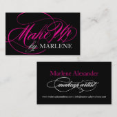 芸術家の名刺を構成して下さい 名刺 (正面/裏面)