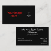 芸術家の名刺 名刺 (正面/裏面)