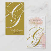 芸術家の名刺 名刺 (正面/裏面)