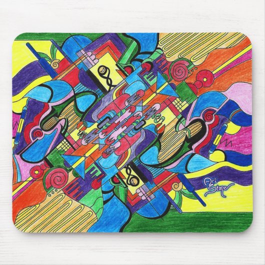 芸術家の夢 マウスパッド (正面)