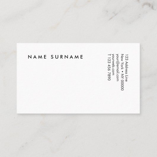 芸術家の大理石の金ゴールドの水彩画の名刺 名刺 (裏面)