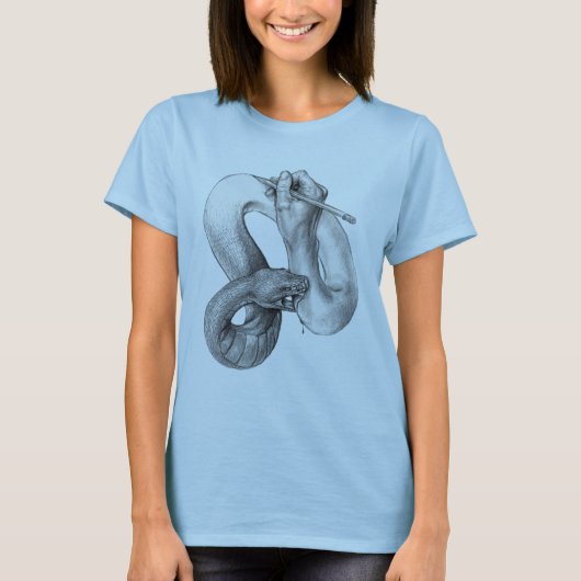 芸術家の女性ワイシャツの生命 Tシャツ (正面)