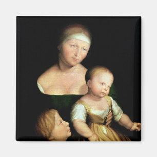 芸術家の妻および子供1528年 マグネット
