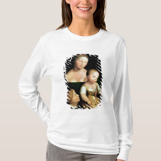 芸術家の妻および子供1528年 Tシャツ (正面)