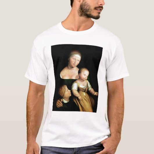 芸術家の妻および子供1528年 Tシャツ (正面)