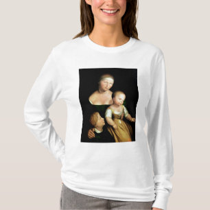 芸術家の妻および子供1528年 Tシャツ